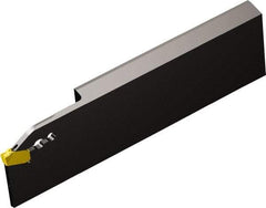 Sandvik Coromant - 1.2559" Blade Height, 0.3248" Blade Width, 4.3307" OAL, Right Hand Cut, Single End Indexable Cut-Off Blade - 33mm Max Depth of Cut, QD-LR..C..A Blade, CoroCut QD Series - Americas Industrial Supply