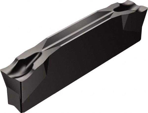 Sandvik Coromant - R123G2G CM 3115 Grade, 0.1181" Cutting Width, Carbide Cutoff Insert - 5° Right Hand Lead Angle, 0.0079" Cnr Rad, TiCN/Al2O3 Coated - Americas Industrial Supply