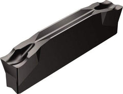 Sandvik Coromant - R123G2G CM 3115 Grade, 0.1181" Cutting Width, Carbide Cutoff Insert - 5° Right Hand Lead Angle, 0.0079" Cnr Rad, TiCN/Al2O3 Coated - Americas Industrial Supply