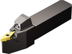 Sandvik Coromant - QS-TR-V..N..HP, Neutral Cut, 17.5° Lead Angle, 19.05mm Shank Height x 19.05mm Shank Width, Neutral Rake Indexable Turning Toolholder - 114mm OAL, TR-VB1308 Insert Compatibility, Series CoroTurn TR - Americas Industrial Supply