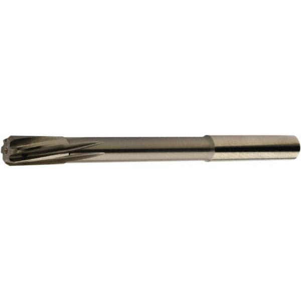 Chucking Reamer: 0.1969″ Dia, 2.9528″ OAL, 0.6142″ Flute Length, Solid Carbide 4 Flute, RH