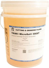 Master Fluid Solutions - Trim MicroSol 590XT, 5 Gal Pail Cutting Fluid - Semisynthetic, For Inconel\xAE Machining - Americas Industrial Supply