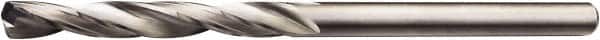 Sandvik Coromant - 2.5mm 135° Solid Carbide Jobber Drill - None Finish, Right Hand Cut, Spiral Flute, Straight Shank, 4" OAL - Americas Industrial Supply