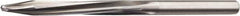 Sandvik Coromant - 4.17mm 118° Solid Carbide Jobber Drill - None Finish, Right Hand Cut, Spiral Flute, Straight Shank, 4" OAL - Americas Industrial Supply