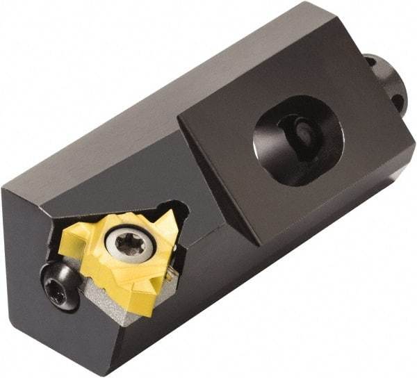 Sandvik Coromant - Series CoroThread 266, Left Hand, 266LKF Toolholder Compatibility, CoroThread Int 16 Insert Compatibility, Indexable Turning Cartridge - Screw Holding Method, 63mm OAL x 0.98mm OAW x 21mm OAH - Americas Industrial Supply