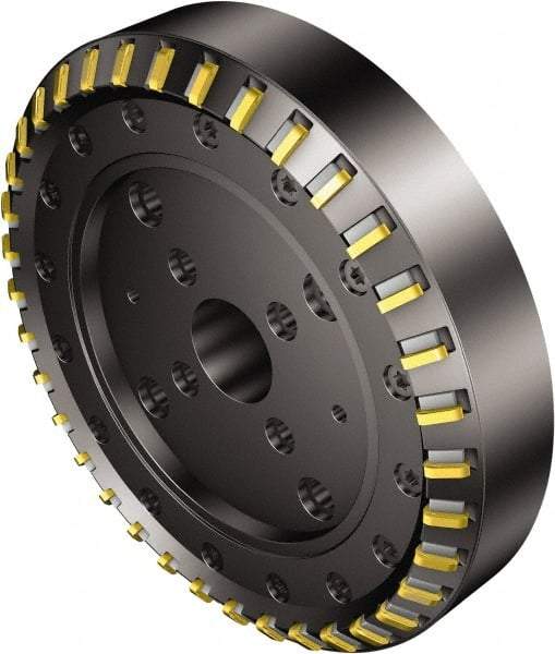 Sandvik Coromant - 3.937" Cutter Diam, 0.2359" Max Depth of Cut, Indexable High-Feed Face Mill - 1-1/4" Arbor Hole Diam - Americas Industrial Supply