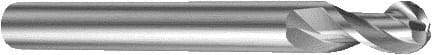 Sandvik Coromant - 10mm Diam, 15mm LOC, 2 Flute Solid Carbide Ball End Mill - 100mm OAL, 9.7mm Shank Diam, Ball Flute - Americas Industrial Supply