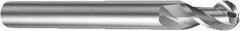 Sandvik Coromant - 10mm Diam, 15mm LOC, 2 Flute Solid Carbide Ball End Mill - 100mm OAL, 9.7mm Shank Diam, Ball Flute - Americas Industrial Supply