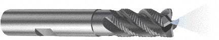 Sandvik Coromant - 6mm, 4 Flute, Solid Carbide, 0.35mm Corner Chamfer End Mill - 57mm OAL, 40° Helix, Right Hand Flute, 13mm LOC, Right Hand Cut - Americas Industrial Supply