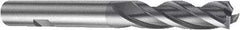 Sandvik Coromant - 5mm, 16mm LOC, 6mm Shank Diam, 57mm OAL, 3 Flute, Solid Carbide Square End Mill - TiAlN Finish, 30° Helix, Centercutting, Right Hand Cut, Right Hand Flute, Series CoroMill Plura - Americas Industrial Supply