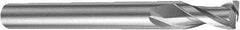 Sandvik Coromant - 8mm, 13mm LOC, 7.8mm Shank Diam, 100mm OAL, 2 Flute, Solid Carbide Square End Mill - Single End, Uncoated, Spiral Flute, 30° Helix, Right Hand Cut, Right Hand Flute, Series CoroMill Plura - Americas Industrial Supply