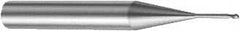 Sandvik Coromant - 0.5mm Diam, 0.5mm LOC, 2 Flute Solid Carbide Ball End Mill - 57mm OAL, 6mm Shank Diam, Ball Flute - Americas Industrial Supply