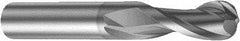 Sandvik Coromant - 4mm Diam, 8mm LOC, 2 Flute Solid Carbide Ball End Mill - 57mm OAL, 6mm Shank Diam, Ball Flute - Americas Industrial Supply