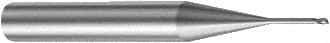 Sandvik Coromant - 0.5mm, 0.5mm LOC, 6mm Shank Diam, 57mm OAL, 2 Flute, Solid Carbide Square End Mill - TiAlN Finish, 30° Helix, Centercutting, Right Hand Cut, Right Hand Flute, Series CoroMill Plura - Americas Industrial Supply