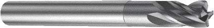 Sandvik Coromant - 3/8", 4 Flute, Solid Carbide, 1/16" Corner Chamfer End Mill - 3-1/2" OAL, 30° Helix, Right Hand Flute, 9.53mm LOC, Right Hand Cut - Americas Industrial Supply