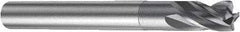 Sandvik Coromant - 3/8", 4 Flute, Solid Carbide, 1/16" Corner Chamfer End Mill - 3-1/2" OAL, 30° Helix, Right Hand Flute, 9.53mm LOC, Right Hand Cut - Americas Industrial Supply