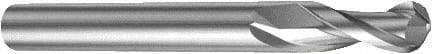 Sandvik Coromant - 10mm Diam, 19mm LOC, 2 Flute Solid Carbide Ball End Mill - 100mm OAL, 10mm Shank Diam, Ball Flute - Americas Industrial Supply