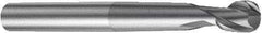 Sandvik Coromant - 16mm Diam, 15mm LOC, 2 Flute Solid Carbide Ball End Mill - 150mm OAL, 16mm Shank Diam, Ball Flute - Americas Industrial Supply