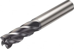 Sandvik Coromant - 8mm, 4 Flute, Solid Carbide, Corner Radius End Mill - 63mm OAL, 38° Helix, Right Hand Flute, 18mm LOC, Right Hand Cut - Americas Industrial Supply