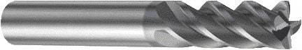 Sandvik Coromant - 4mm, 4 Flute, Single End, Solid Carbide, Corner Chamfer End Mill - 57mm OAL, Right Hand Flute, 11mm LOC, Right Hand Cut - Americas Industrial Supply