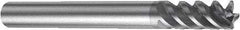 Sandvik Coromant - 5mm, 13mm LOC, 6mm Shank Diam, 57mm OAL, 3 Flute, Solid Carbide Square End Mill - Single End, TiAlN Finish, Spiral Flute, 50° Helix, Centercutting, Right Hand Cut, Right Hand Flute, Series CoroMill Plura - Americas Industrial Supply