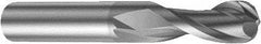 Sandvik Coromant - 1mm Diam, 1.5mm LOC, 2 Flute Solid Carbide Ball End Mill - 57mm OAL, 6mm Shank Diam, Ball Flute - Americas Industrial Supply