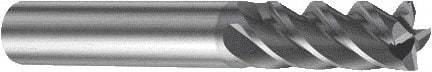 Sandvik Coromant - 3mm, 8mm LOC, 6mm Shank Diam, 57mm OAL, 4 Flute, Solid Carbide Square End Mill - Single End, TiAlN Finish, Spiral Flute, 45° Helix, Right Hand Cut, Right Hand Flute, Series CoroMill Plura - Americas Industrial Supply