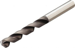 Sandvik Coromant - 5/16" 130° Solid Carbide Jobber Drill - Diamond Finish, Right Hand Cut, Spiral Flute, Straight Shank, 3.5827" OAL, Split Point - Americas Industrial Supply