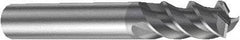 Sandvik Coromant - 2mm, 6mm LOC, 6mm Shank Diam, 57mm OAL, 3 Flute, Solid Carbide Square End Mill - Single End, TiAlN Finish, Spiral Flute, 45° Helix, Right Hand Cut, Right Hand Flute, Series CoroMill Plura - Americas Industrial Supply