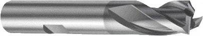 Sandvik Coromant - 2mm, 3.5mm LOC, 6mm Shank Diam, 50mm OAL, 3 Flute, Solid Carbide Square End Mill - AlCrN Finish, 30° Helix, Centercutting, Right Hand Cut, Right Hand Flute, Series CoroMill Plura - Americas Industrial Supply