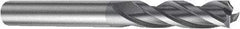 Sandvik Coromant - 12mm, 3 Flute, Solid Carbide, Corner Radius End Mill - 100mm OAL, 30° Helix, Right Hand Flute, 38mm LOC, Right Hand Cut - Americas Industrial Supply
