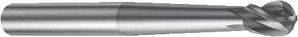 Sandvik Coromant - 8mm Diam, 9mm LOC, Solid Carbide Ball End Mill - 100mm OAL, 8mm Shank Diam, Ball Flute - Americas Industrial Supply