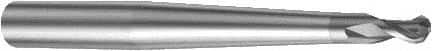Sandvik Coromant - 8mm Diam, 8mm LOC, 2 Flute Solid Carbide Ball End Mill - 100mm OAL, 12mm Shank Diam, Ball Flute - Americas Industrial Supply
