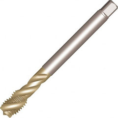 Sandvik Coromant - MF18x1.5 MF 4 Flute 6H Spiral Flute Tap - High Speed Steel, Fe Finish, 110mm OAL, Right Hand Thread, Series CoroTap 300 - Americas Industrial Supply