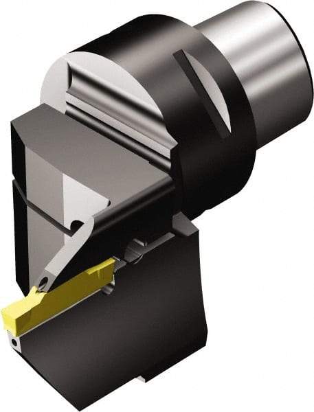 Sandvik Coromant - N123H2-0400-0004-TF Insert, Modular Grooving Blade Holder Head - Right Hand Cut, System Size C4, Through Coolant, Series CoroCut 1-2 - Americas Industrial Supply