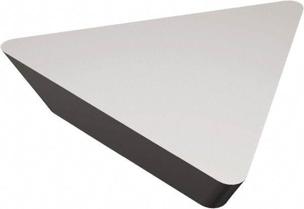 Sandvik Coromant - TEG221 EGN Grade H10 Carbide Turning Insert - Uncoated, 60° Triangle, 1/4" Inscr Circle, 1/8" Thick, 1/64" Corner Radius - Americas Industrial Supply
