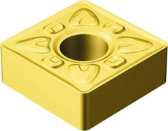 Sandvik Coromant - SNMG432 XMR Grade GC30 Carbide Turning Insert - TiCN/Al2O3/TiN Finish, 90° Square, 1/2" Inscr Circle, 3/16" Thick, 1/32" Corner Radius - Americas Industrial Supply