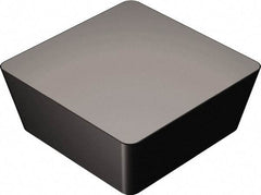 Sandvik Coromant - SPG432 Grade 650 Ceramic Turning Insert - TiN Finish, 90° Square, 1/2" Inscr Circle, 3/16" Thick, 1/32" Corner Radius - Americas Industrial Supply