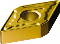 Sandvik Coromant - TCMT221 KM Grade 3210 Carbide Turning Insert - TiCN/Al2O3/TiN Finish, 60° Triangle, 1/4" Inscr Circle, 1/8" Thick, 1/64" Corner Radius - Americas Industrial Supply