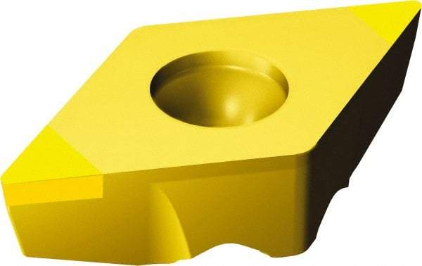 Sandvik Coromant - TRDC1308 Grade 7015 CBN Turning Insert - TiN Finish, 55° Triangle, 13mm Inscr Circle, 5.53mm Thick, 1/32" Corner Radius - Americas Industrial Supply