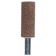‎5/8″ × 2-1/2″ 1/4″ Spindle Mounted Point W198 60 Grit Aluminum Oxide - Americas Industrial Supply