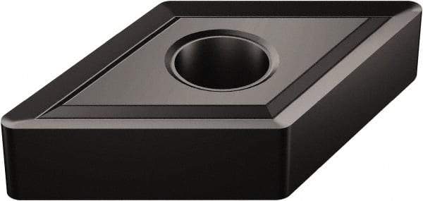 Sandvik Coromant - DNMG442 SM Grade 1125 Carbide Turning Insert - TiAlN/AlCr2O3 Finish, 55° Diamond, 1/2" Inscr Circle, 1/4" Thick, 1/32" Corner Radius - Americas Industrial Supply