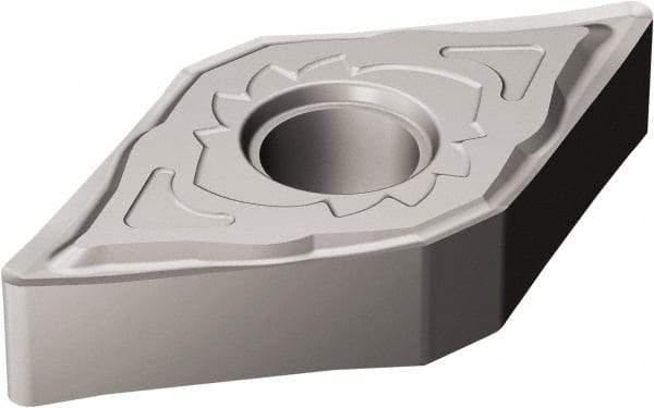 Sandvik Coromant - DNGG443 SGF Grade H13A Carbide Turning Insert - 55° Diamond, 1/2" Inscr Circle, 1/4" Thick, 3/64" Corner Radius - Americas Industrial Supply