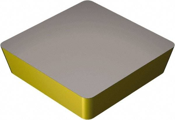 Sandvik Coromant - SPU633 PUN Grade 3225 Carbide Turning Insert - TiCN/Al2O3 Finish, 90° Square, 3/4" Inscr Circle, 3/16" Thick, 3/64" Corner Radius - Americas Industrial Supply