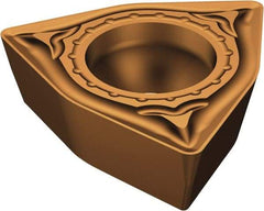 Sandvik Coromant - WPMT21.52 MM Grade 1125 Carbide Turning Insert - TiAlN/AlCr2O3 Finish, 80° Trigon, 1/4" Inscr Circle, 3/32" Thick, 1/32" Corner Radius - Americas Industrial Supply
