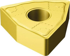 Sandvik Coromant - WNMG432 MMC Grade 2025 Carbide Turning Insert - TiCN/Al2O3/TiN Finish, 80° Trigon, 1/2" Inscr Circle, 3/16" Thick, 1/32" Corner Radius - Americas Industrial Supply