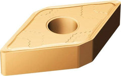 Sandvik Coromant - DNMG442 SMC Grade 1115 Carbide Turning Insert - TiAlN/AlCr2O3 Finish, 55° Diamond, 1/2" Inscr Circle, 1/4" Thick, 1/32" Corner Radius - Americas Industrial Supply