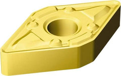 Sandvik Coromant - DNMX442 WMX Grade 2015 Carbide Turning Insert - TiCN/Al2O3/TiN Finish, 55° Diamond, 1/2" Inscr Circle, 1/4" Thick, 1/32" Corner Radius - Americas Industrial Supply
