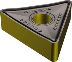 Sandvik Coromant - TNMM433 MR Grade 4335 Carbide Turning Insert - TiCN/AI2O3/TiN Finish, 60° Triangle, 1/2" Inscr Circle, 3/16" Thick, 3/64" Corner Radius - Americas Industrial Supply