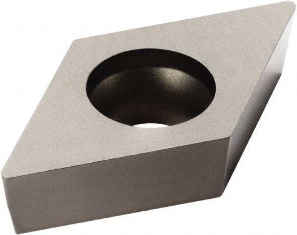 Sandvik Coromant - DCET21.503 UM Grade 1105 Carbide Turning Insert - TiAlN2 Finish, 55° Diamond, 1/4" Inscr Circle, 3/32" Thick, 0.1mm Corner Radius - Americas Industrial Supply